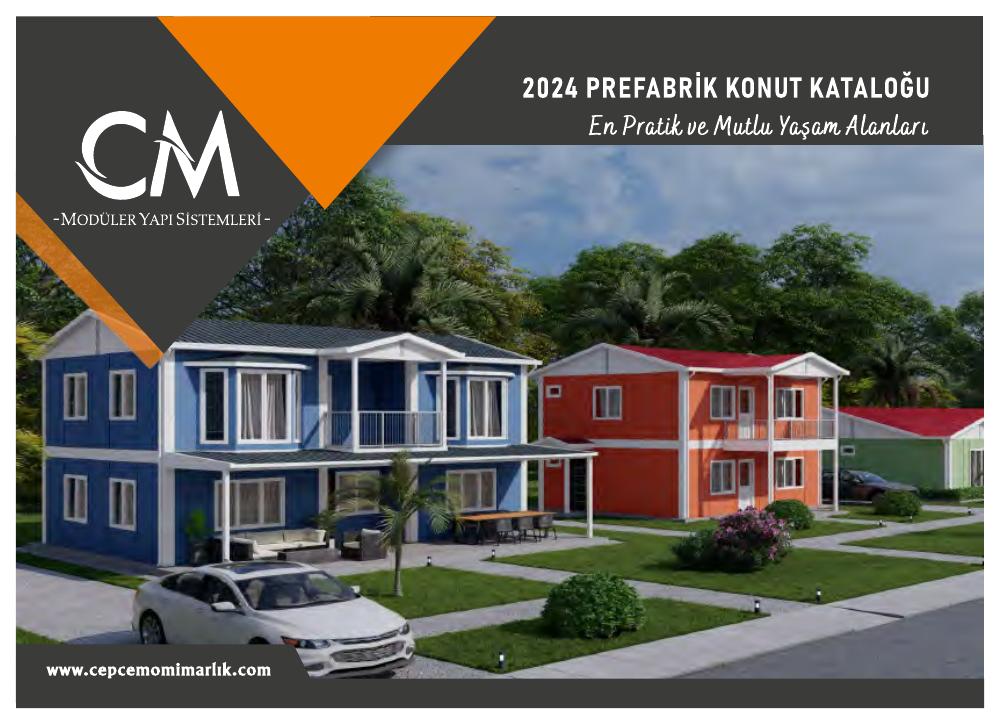 CM Prefabrik 67 sayfalık kataloğunun kapağı